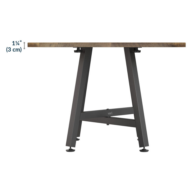 square table top is one and one quarter inches thick image number null